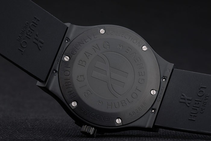 Hublot Big Bang Black Rubber Strap Beige Dial 80200